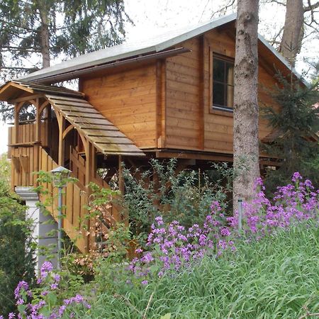 Baumhaus Wolfshoehle Fischach Eksteriør billede