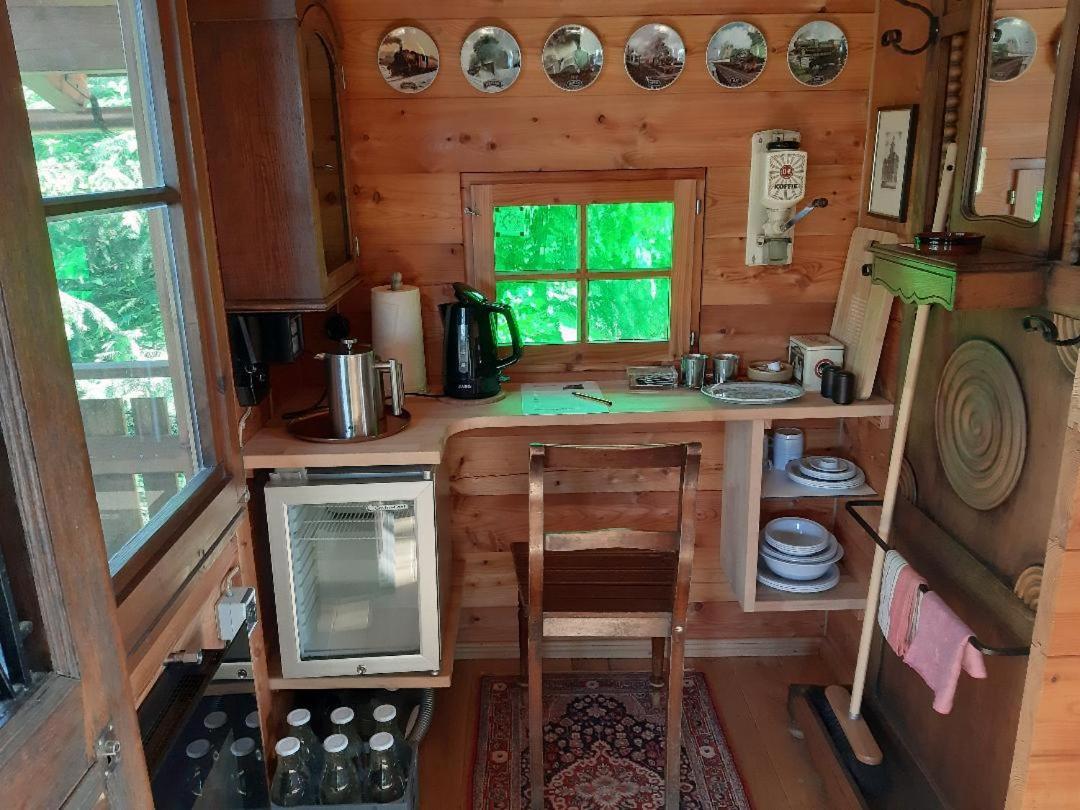 Baumhaus Wolfshoehle Fischach Eksteriør billede
