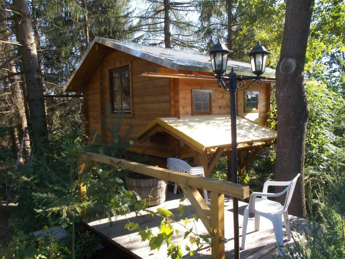 Baumhaus Wolfshoehle Fischach Eksteriør billede